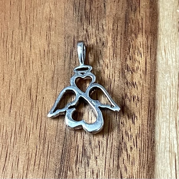 Open Heart Angel in Sterling Silver 925 by JWBR‎ Pendant - Picture 3 of 7